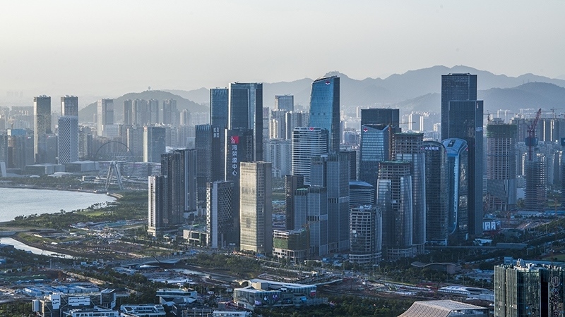 圖為深圳前海城市風(fēng)光。