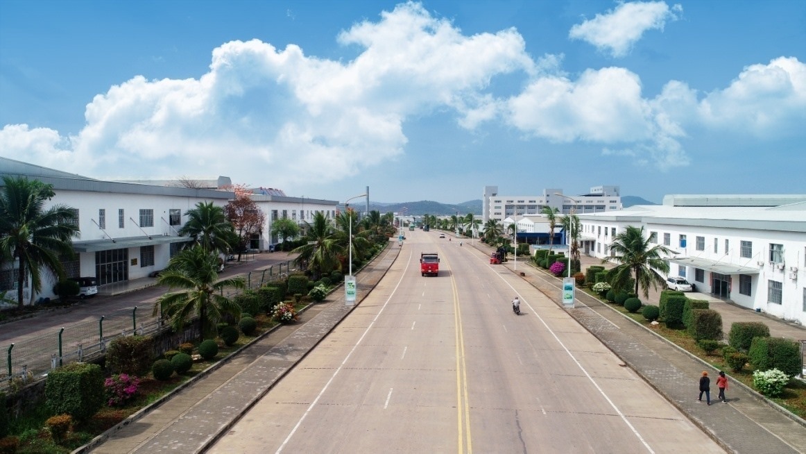 西哈努克港經(jīng)濟特區(qū)園區(qū)。西港特區(qū)公司供圖