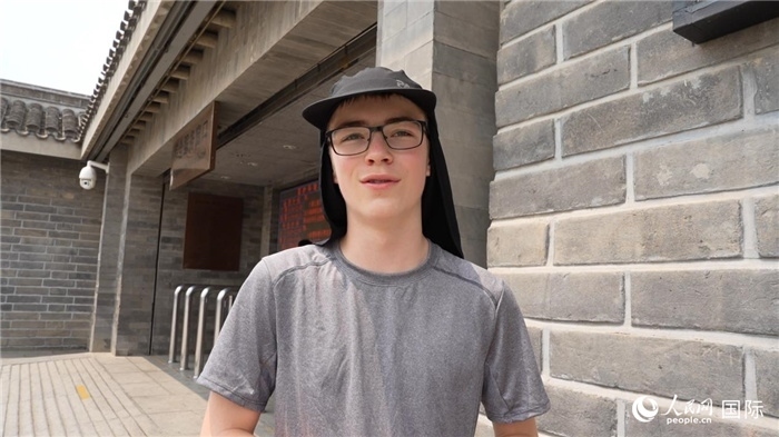 圖為德國籍游客埃里克·西伯特。人民網(wǎng)記者 吳超嵐攝