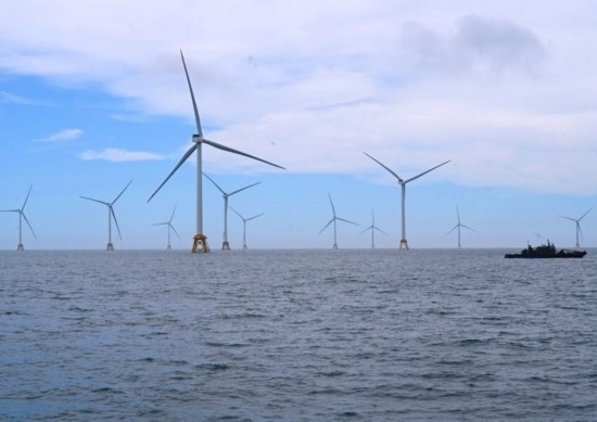 2024年6月19日拍攝的三峽集團(tuán)漳浦二期海上風(fēng)電項(xiàng)目。新華社記者 林善傳 攝