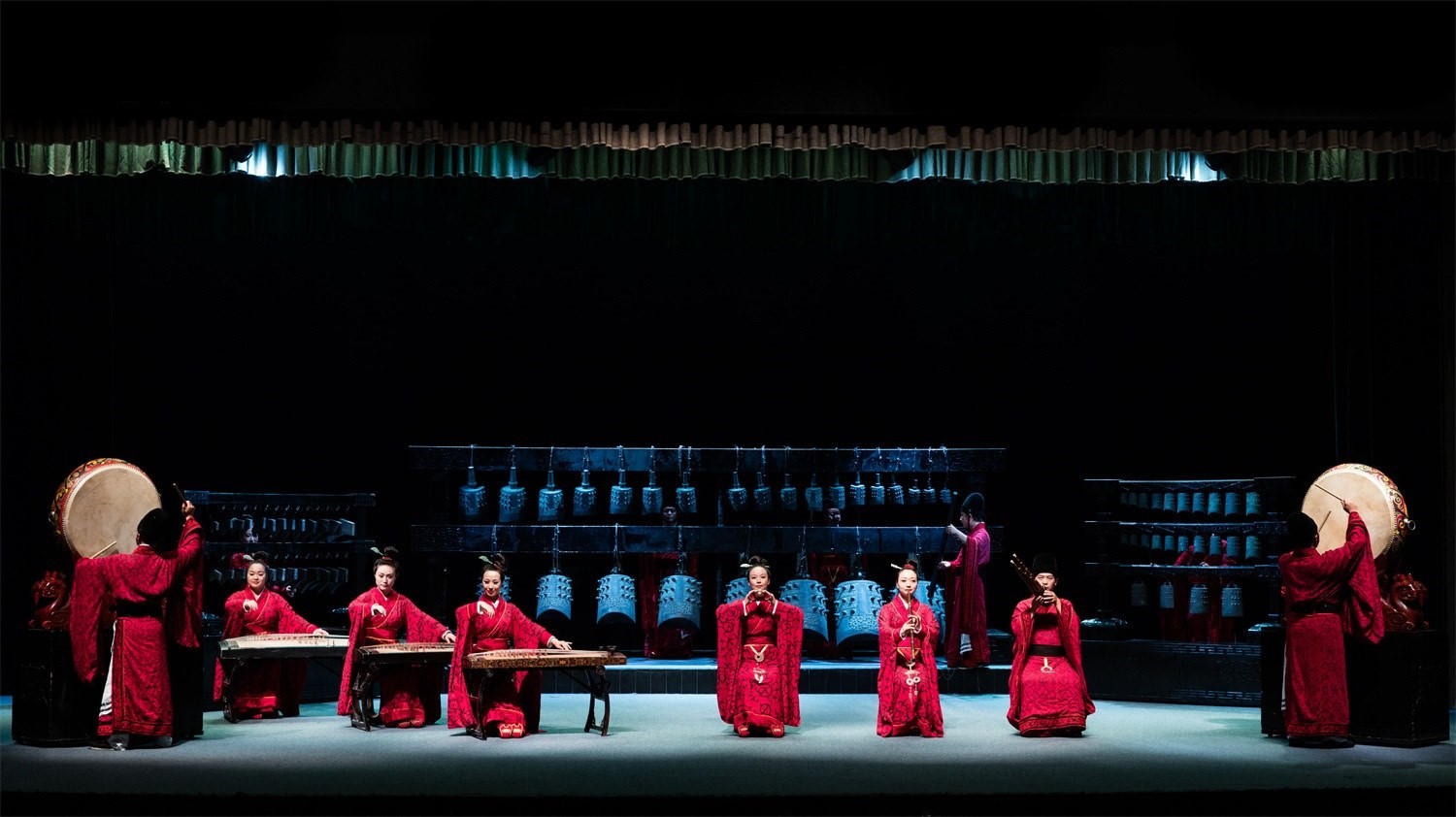 “華夏正聲——中原音樂考古復(fù)原展演”現(xiàn)場。河南博物院供圖