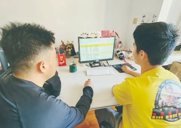 一起上課的畫面。北京航空航天大學(xué)供圖