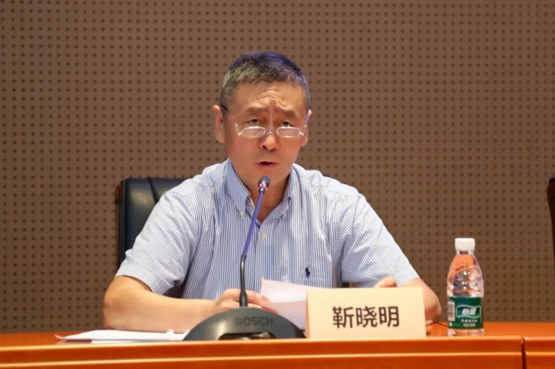 科技外交專家委員會(huì)主任委員、科技部國(guó)際合作司原司長(zhǎng)靳曉明致辭。主辦方供圖