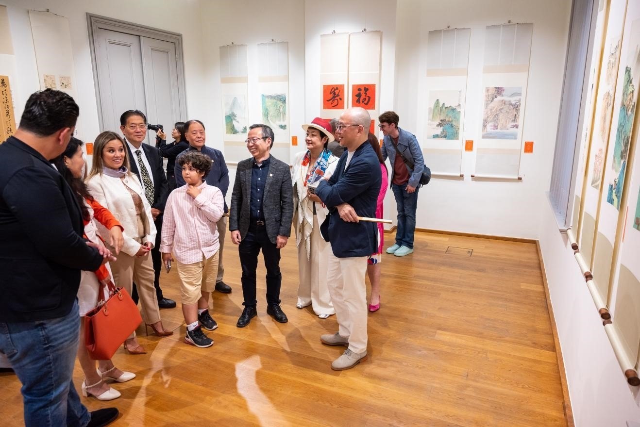 圖為展覽現(xiàn)場。布魯塞爾中國文化中心供圖
