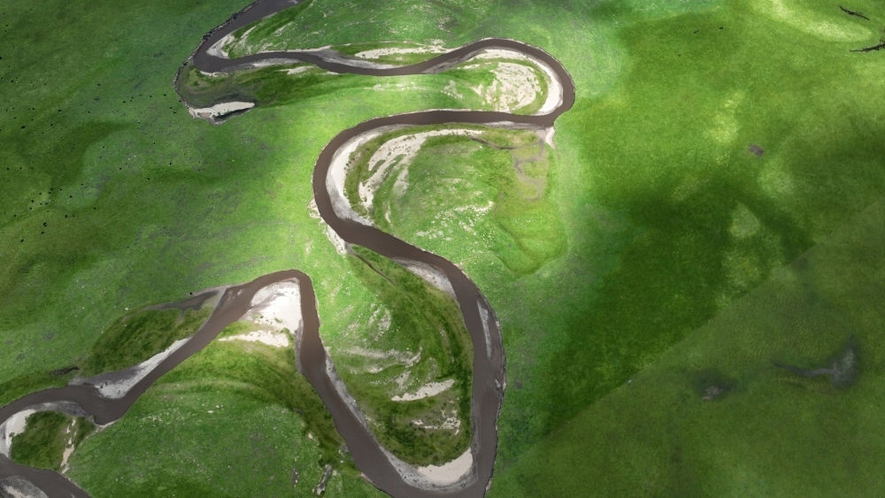 2023年7月6日在甘肅省甘南藏族自治州瑪曲縣拍攝的阿萬倉濕地景色（無人機照片）。瑪曲濕地占地562萬畝，是黃河上游重要的水源涵養(yǎng)區(qū)和生態(tài)功能區(qū)，被譽為“黃河之腎”。