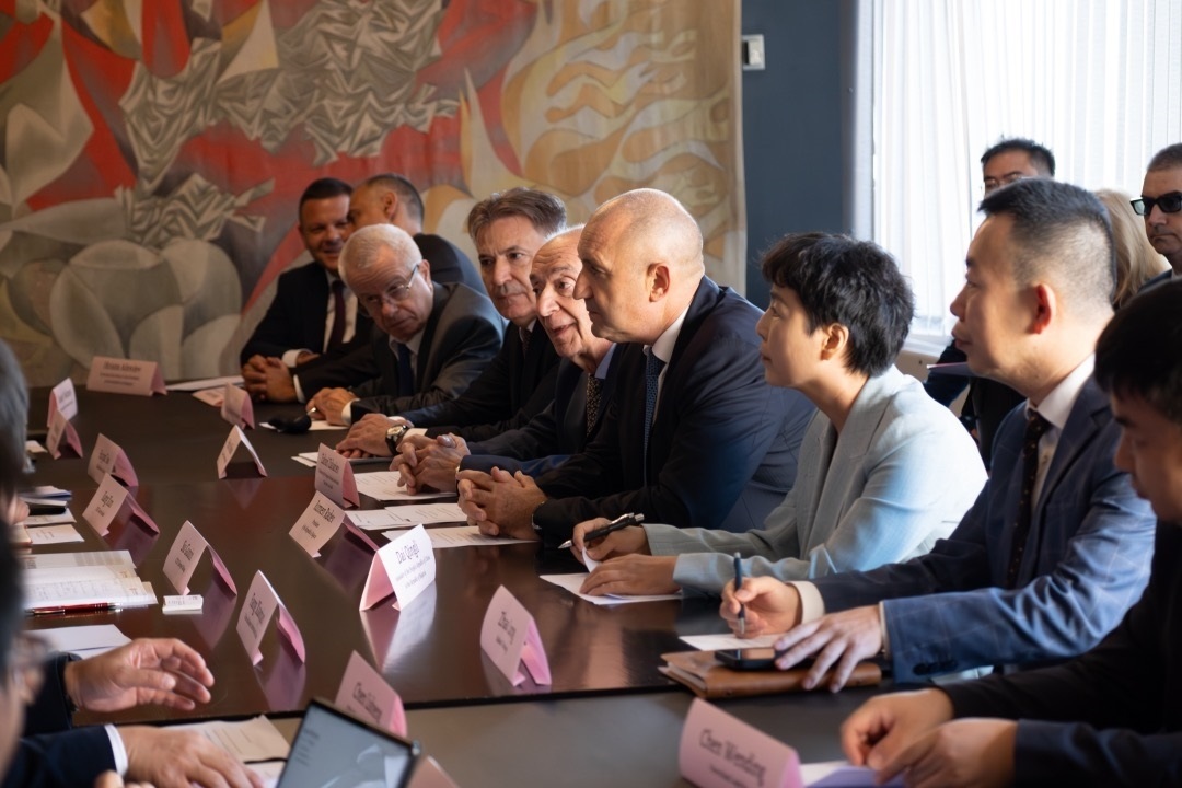 會議現(xiàn)場。中國駐保加利亞大使館供圖。