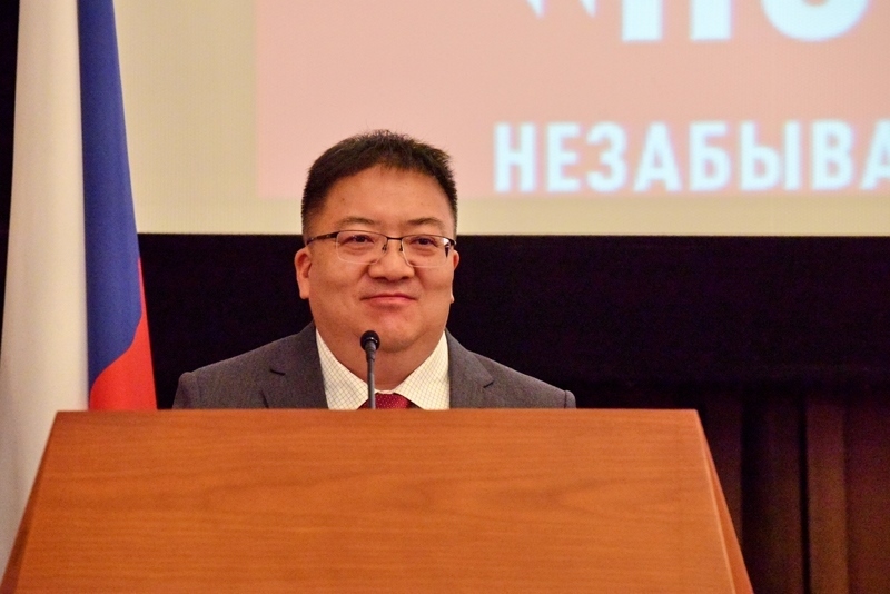 新華出版社社長(zhǎng)匡樂(lè)成致辭。 主辦方供圖