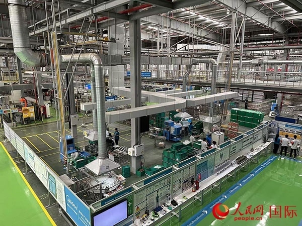 中企美的泰國(guó)工廠。人民網(wǎng)記者 簡(jiǎn)承淵攝