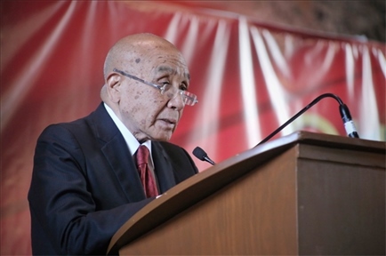 李子文致辭。主辦方供圖