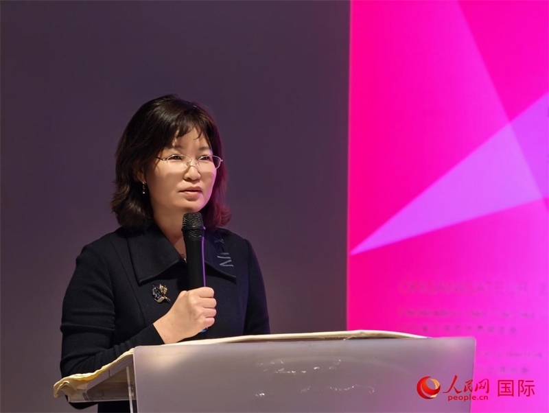 遼寧省文聯(lián)黨組書記、主席邵玉英致辭。人民網(wǎng)記者 于超凡攝