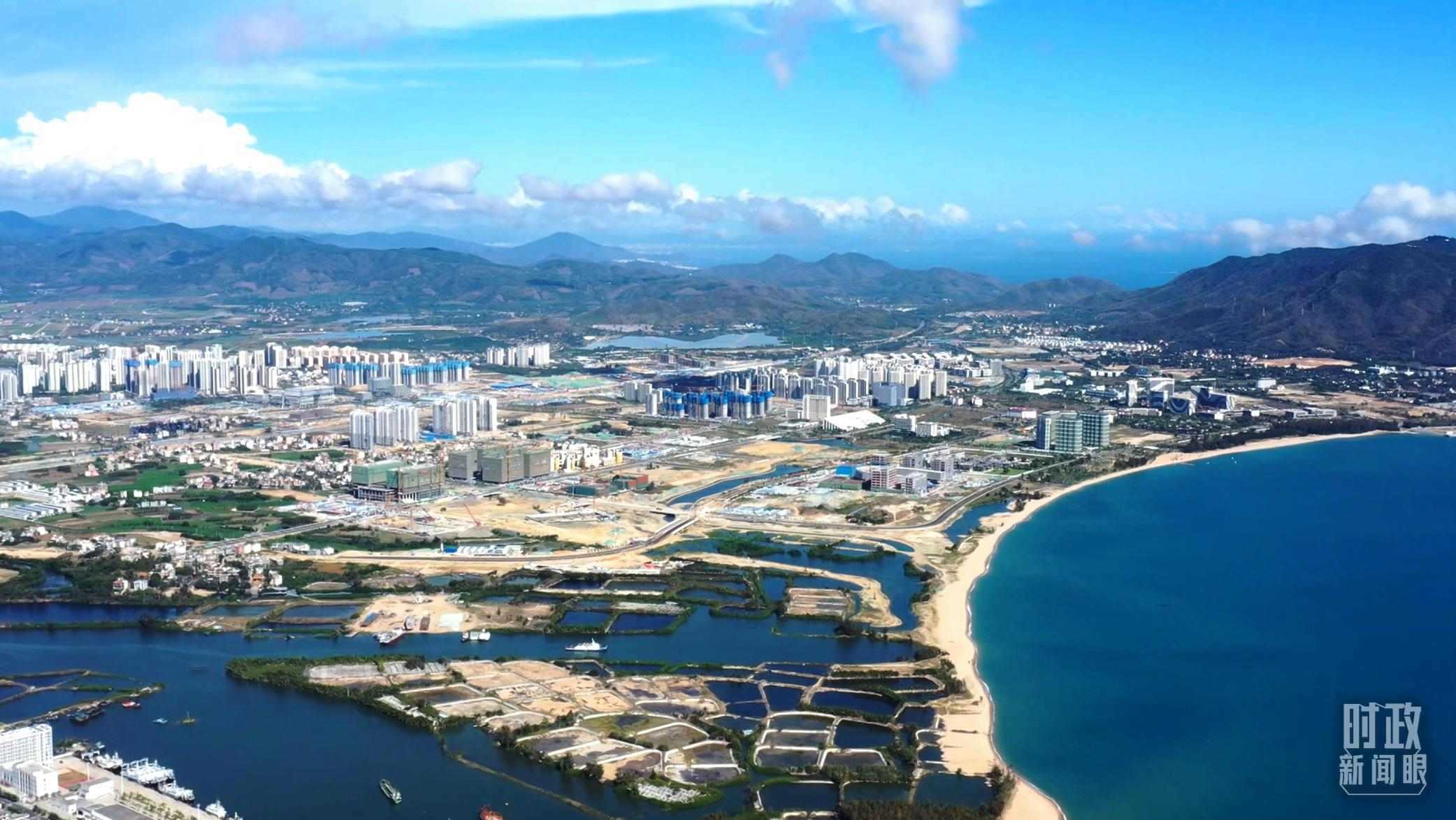海南崖州灣科技城。（總臺記者張偉克拍攝）