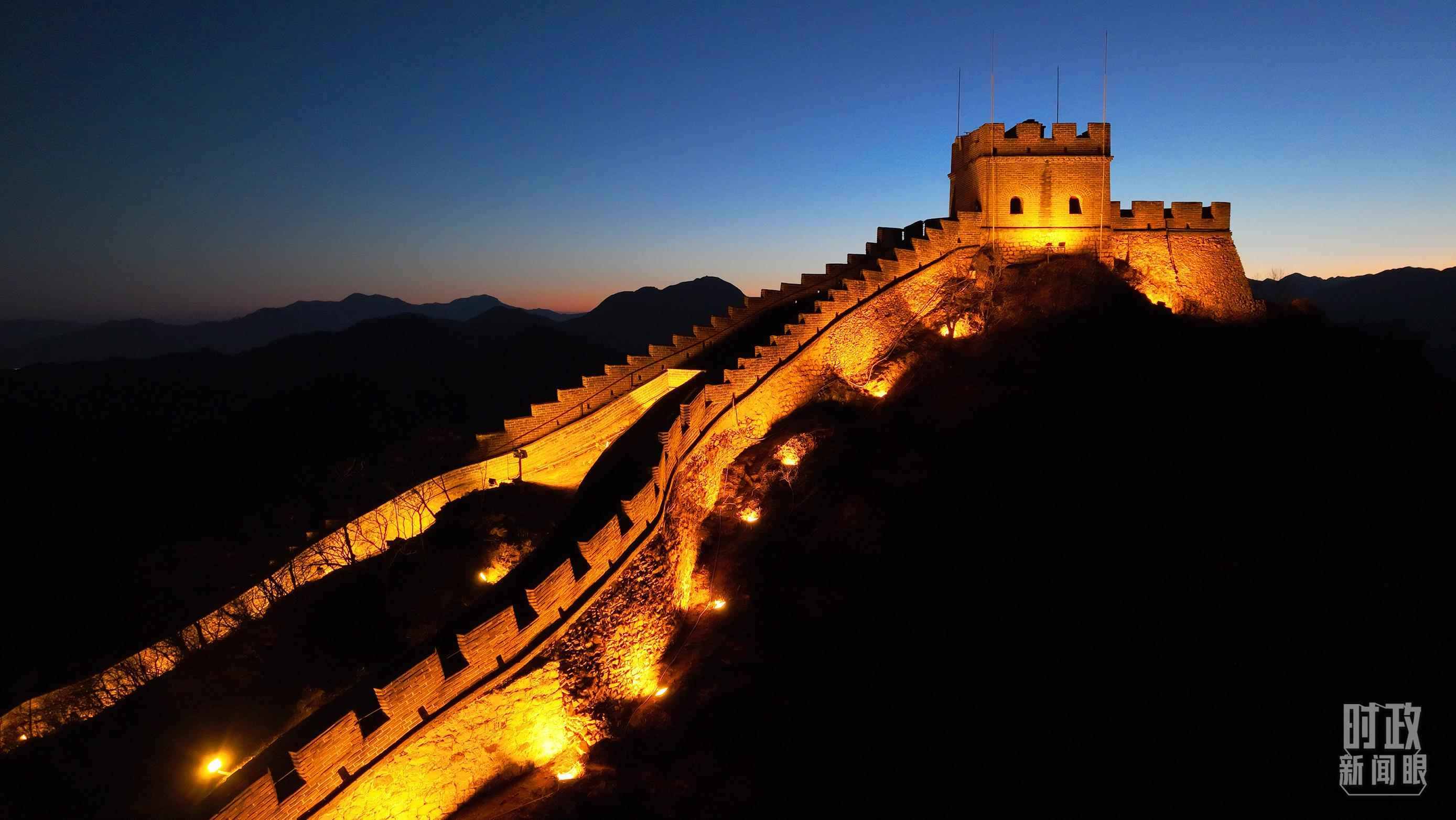 △北京居庸關(guān)長(zhǎng)城。（總臺(tái)央視記者范凱拍攝）