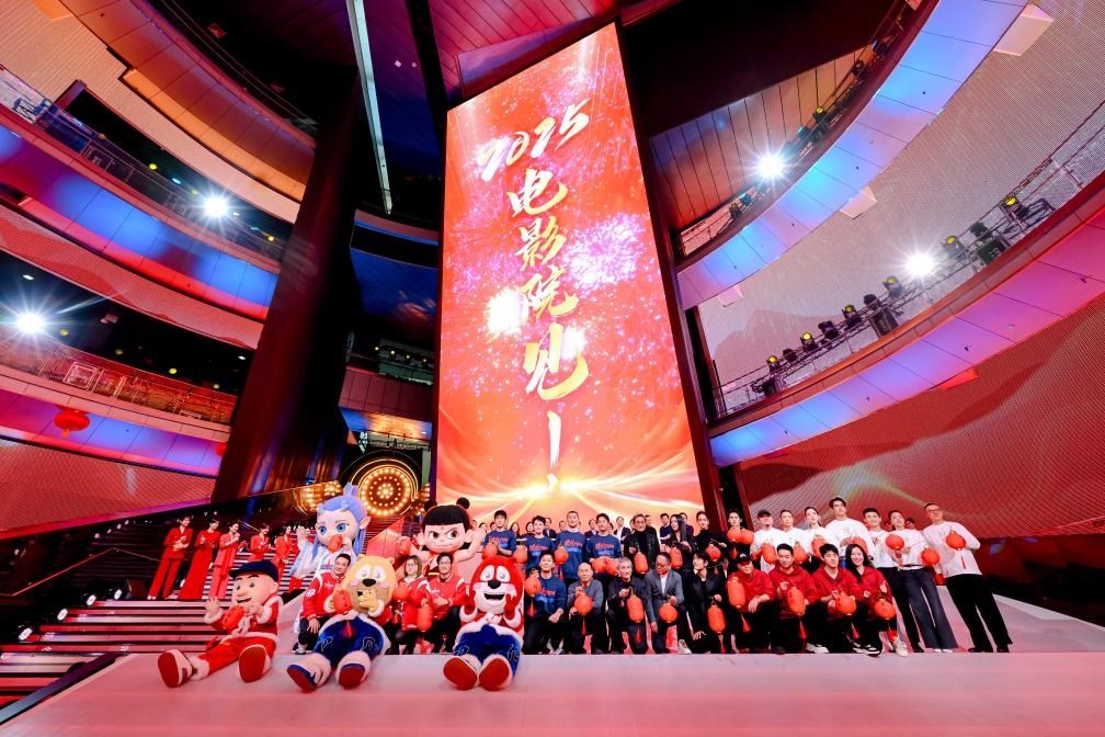 2025年春節(jié)檔電影主創(chuàng)合影。（圖片由主辦方提供）