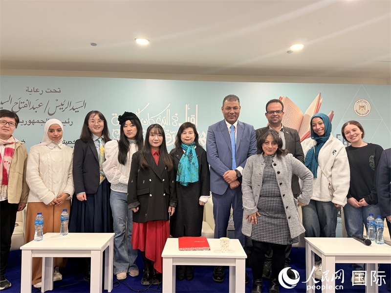 “中國與埃及：古往今來的聯(lián)系”主題分享會，人民網(wǎng)記者黃培昭攝