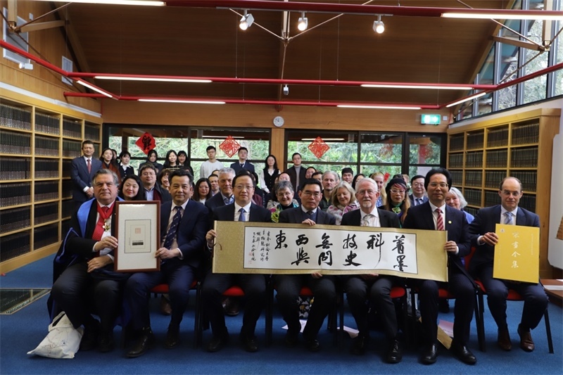 《宋畫全集》亮相劍橋大學(xué)李約瑟研究所。主辦方供圖