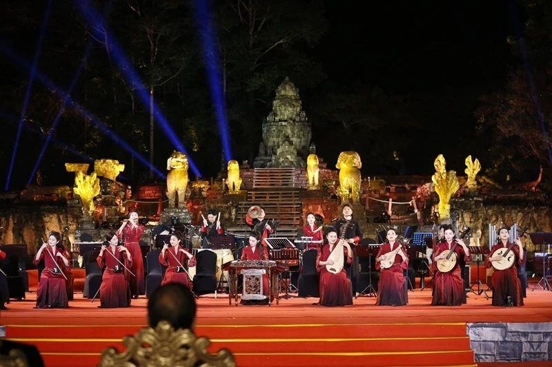 2024年1月13日，在柬埔寨暹粒舉行的“中柬人文交流年”啟動儀式。