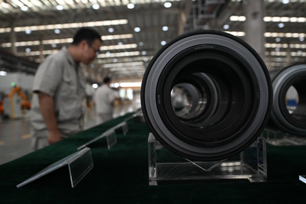 這是洛陽軸承集團(tuán)股份有限公司生產(chǎn)的軸承產(chǎn)品。新華社記者 李嘉南 攝