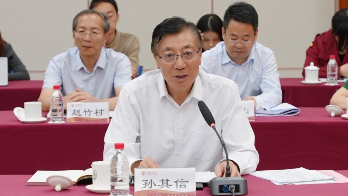 中國(guó)工程院院士、中國(guó)農(nóng)業(yè)大學(xué)校長(zhǎng)孫其信。校方供圖